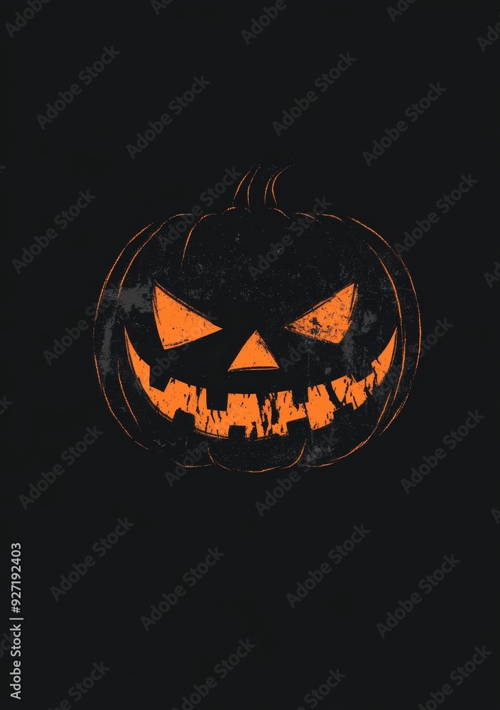 Minimalist Kid's Halloween Party Poster Template Minimalist Kid's Halloween Party Poster Template