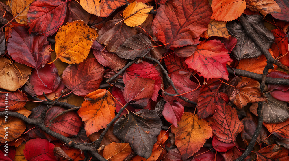 background of falling leaves in autumn background of falling leaves in autumn