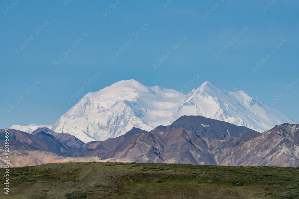 Denali / Mount McKinley is the highest mountain peak in North America, Located in the Alaska Range in the interior of the U.S. state of Alaska, Denali National Park and Preserve
Denali / Mount McKinley is the highest mountain peak in North America, Located in the Alaska Range in the interior of the U.S. state of Alaska, Denali National Park and Preserve