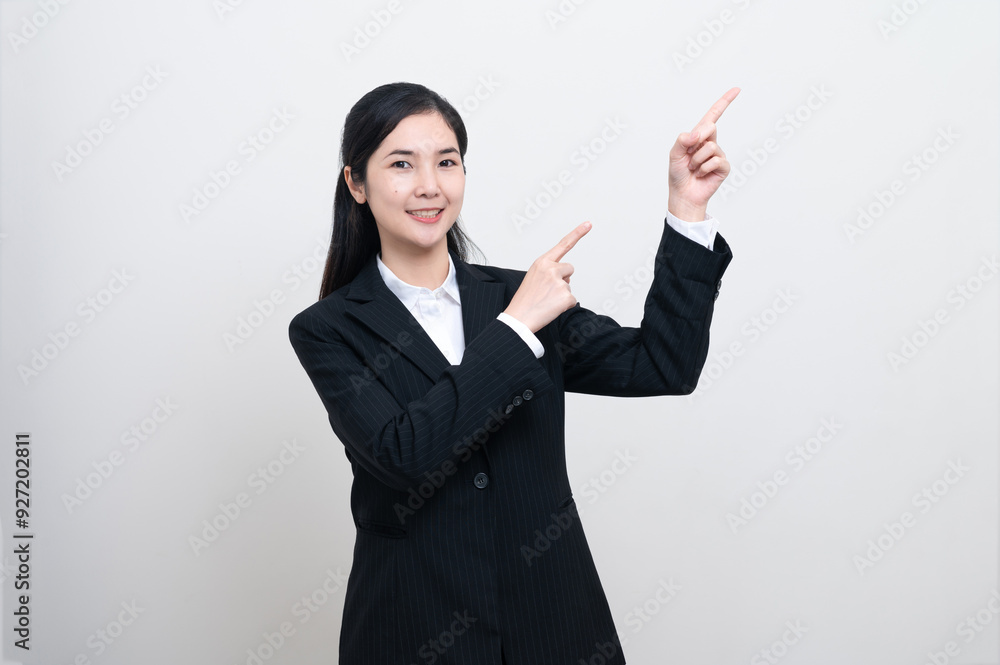Confident Asian business woman smiling and looking at the camera looks professional and executive. successful confident smart independent businesswoman ceo bank manager isolated on white background Confident Asian business woman smiling and looking at the camera looks professional and executive. successful confident smart independent businesswoman ceo bank manager isolated on white background