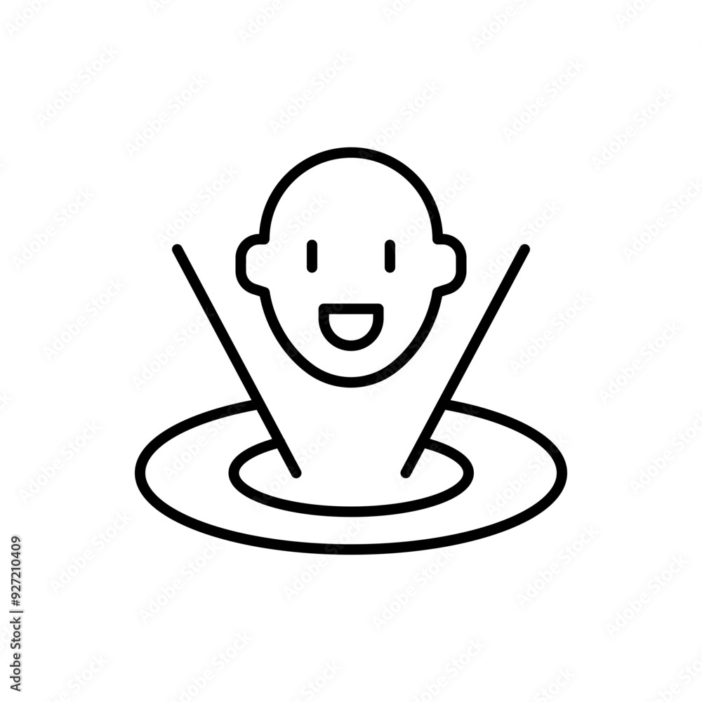 Hologram face outline icons, minimalist vector illustration ,simple transparent graphic element .Isolated on white background Hologram face outline icons, minimalist vector illustration ,simple transparent graphic element .Isolated on white background