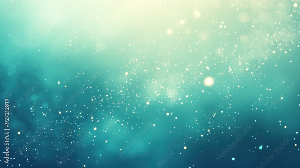 A serene abstract background with soft bokeh and light particles in a gradient of blue tones. A serene abstract background with soft bokeh and light particles in a gradient of blue tones.
