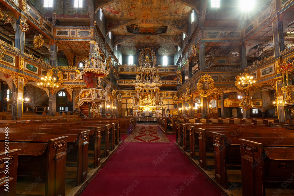 Church of Peace in Świdnica, Baroque interior Church of Peace in Świdnica, Baroque interior