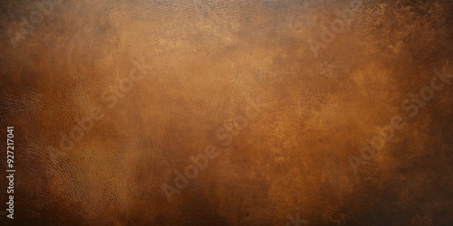 Warm brown genuine leather texture background, featuring natural grain and a slightly aged appearance, ideal for vintage or rustic design projects, selective focus

