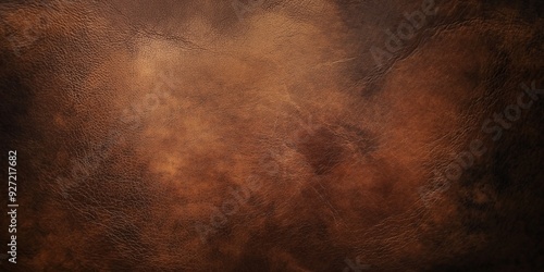 Warm-toned genuine leather texture background, resembling aged and worn leather, perfect for vintage-inspired designs, selective focus

