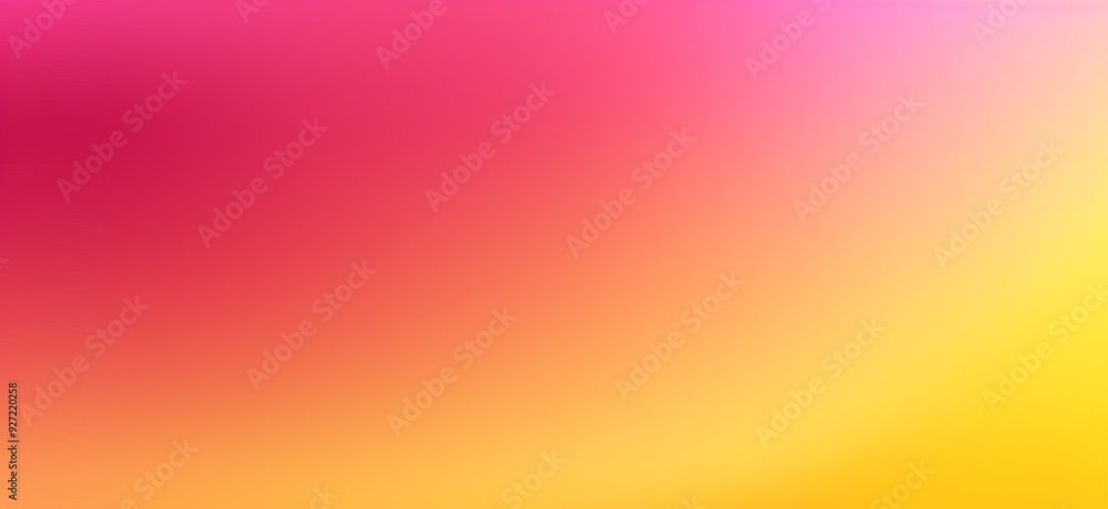 Obraz premium Radiant Fusion: Abstract Pink to Yellow Gradient with Textured Grain. Vector Artistry for Contemporary Marketing and UI Design. High-Resolution Digital Creation for Eye-Catching Banners and Dreamy 4K 