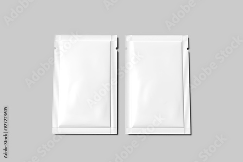 Sachet Packaging Blank Mockup