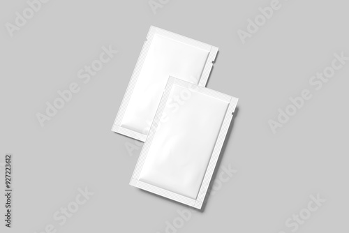 Sachet Packaging Blank Mockup
