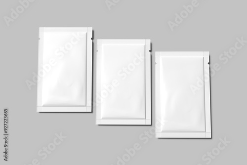 Sachet Packaging Blank Mockup