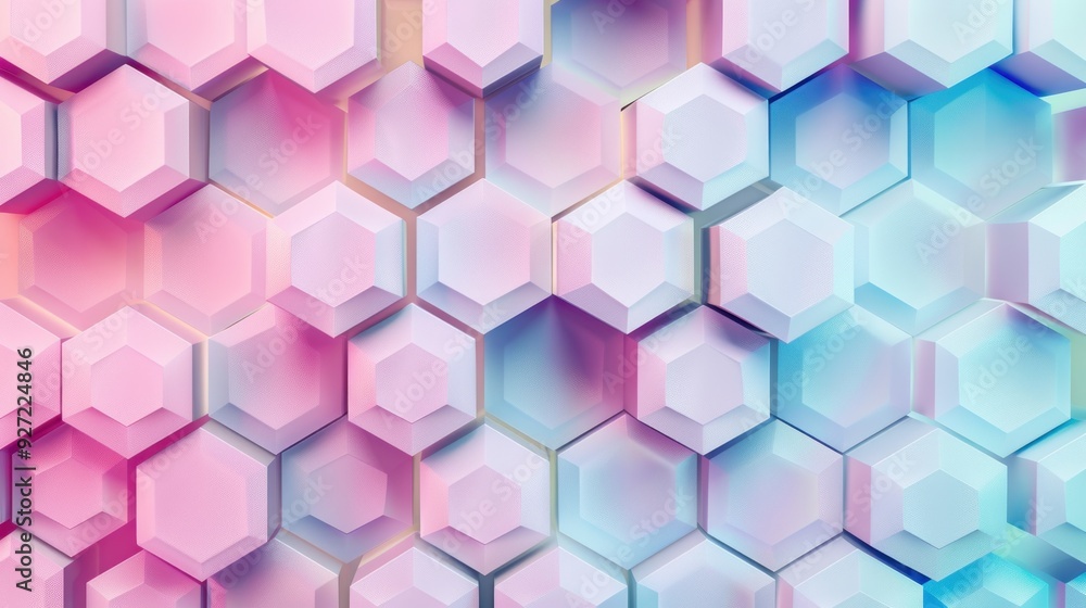 Abstract geometric seamless pattern with hexagonal shapes and tropical hues, vibrant and playful Abstract geometric seamless pattern with hexagonal shapes and tropical hues, vibrant and playful