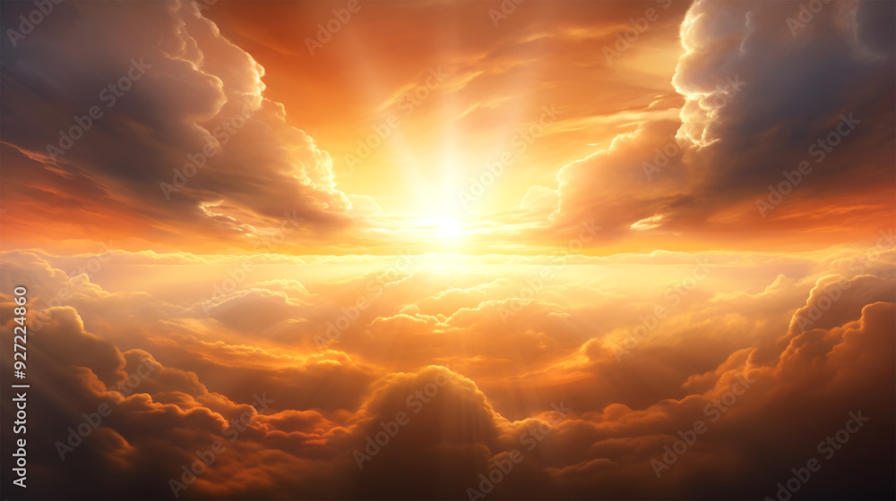 Obraz premium cloudscape on nature background