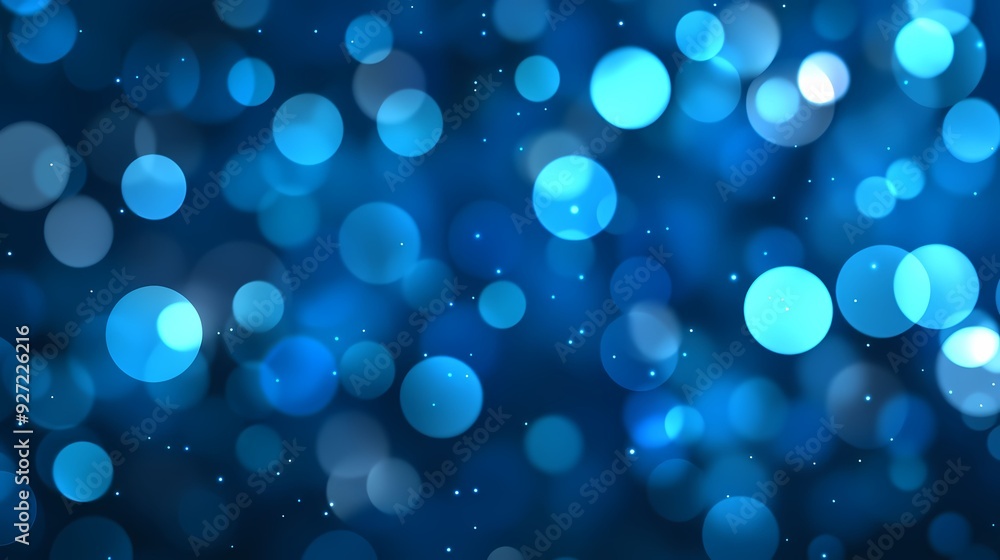 Midnight Blue Blurry Bokeh Color illumination, 3d illustration, Generative AI illustration Midnight Blue Blurry Bokeh Color illumination, 3d illustration, Generative AI illustration