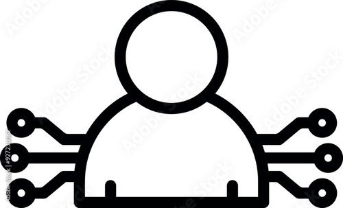 worker icon support staff vector technical people sign
By puchongart