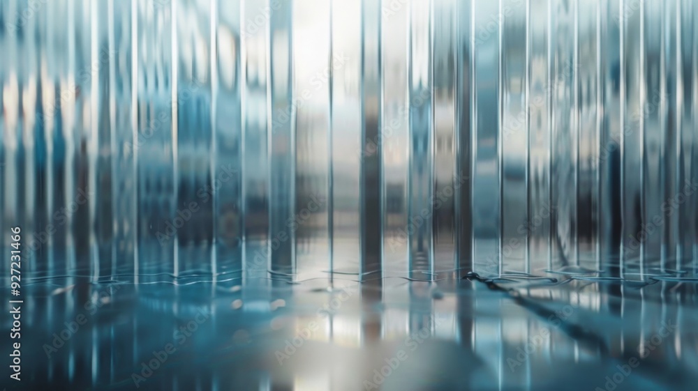 Polycarbonate iridescent silver holographic chrome foil vaporwave background texture pattern. Trendy pearlescent pastel rainbow prism effect. Corrugated ribbed privacy glass refraction 3D rendering. Polycarbonate iridescent silver holographic chrome foil vaporwave background texture pattern. Trendy pearlescent pastel rainbow prism effect. Corrugated ribbed privacy glass refraction 3D rendering.