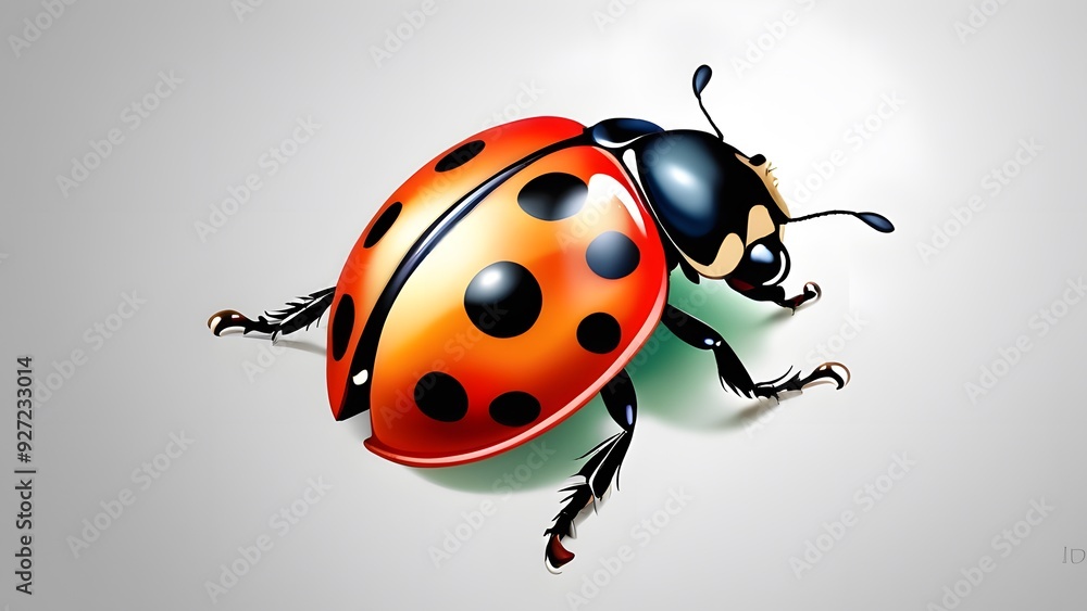 ladybug on white background ladybug on white background