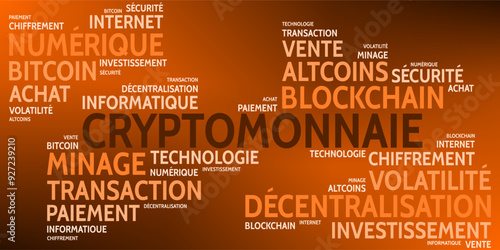 Nuage de Mots Cryptomonnaie v9
