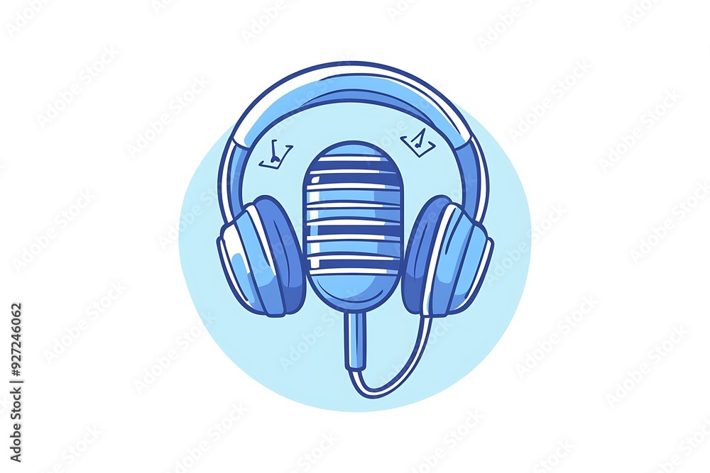 Podcast logo images illustration design Podcast logo images illustration design