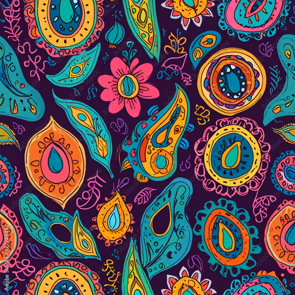 Naklejka premium seamless pattern