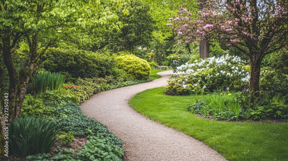 Obraz premium Serene Garden Path