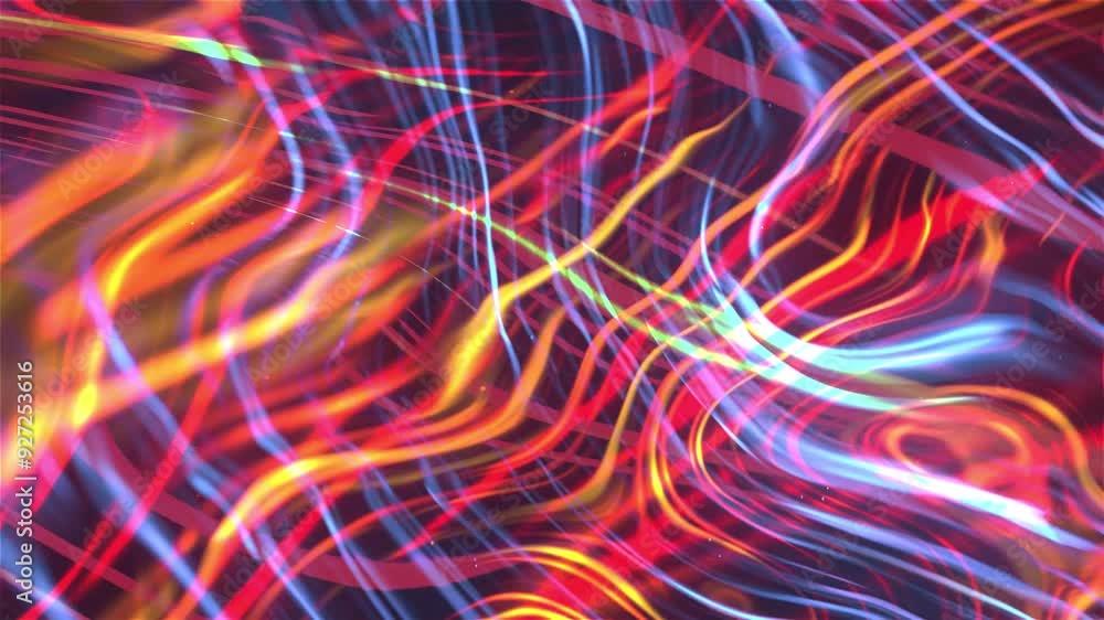 abstract background colorful line waves abstract background colorful line waves