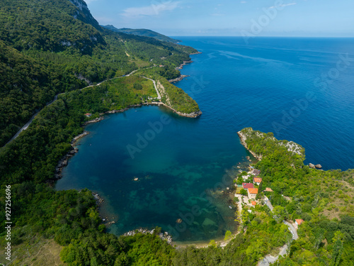 Beautiful landscape of Gideros Bay - Cide, Kastamonu, Turkey photo