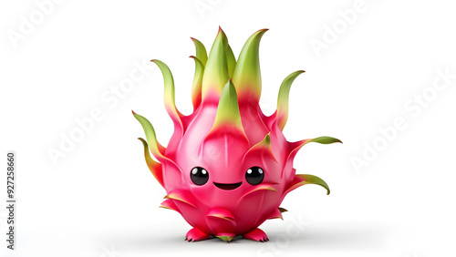 Dragon fruit cartoon