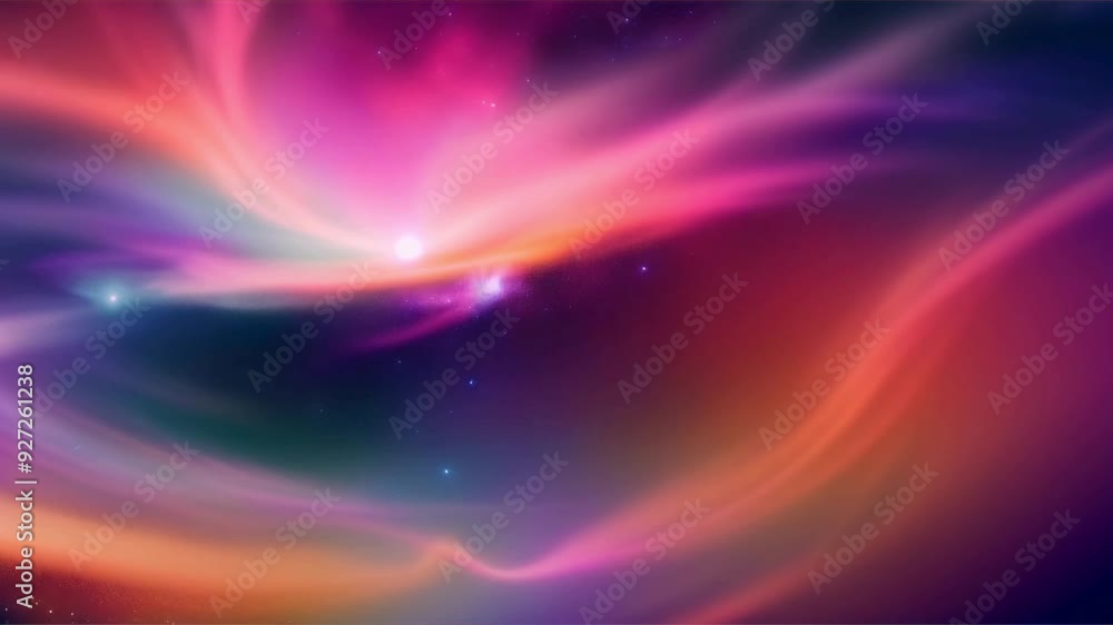 Colorful smoke like wisps floating set against a vibrant animated background Colorful smoke like wisps floating set against a vibrant animated background