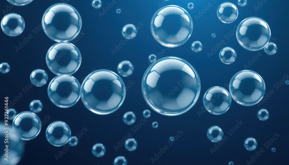 Delicate Small Bubbles Floating Gracefully in the Air Delicate Small Bubbles Floating Gracefully in the Air