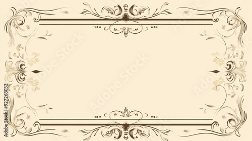 Vintage Elegance: A timeless and sophisticated frame with intricate floral flourishes, perfect for adding a touch of classic charm to your designs. 