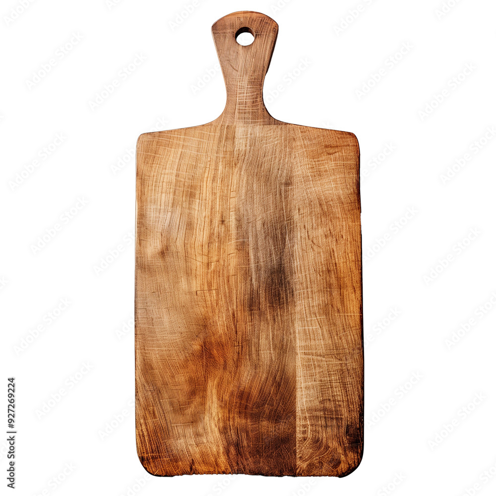 Fototapeta premium Chopping board, isolated, transparent background, png