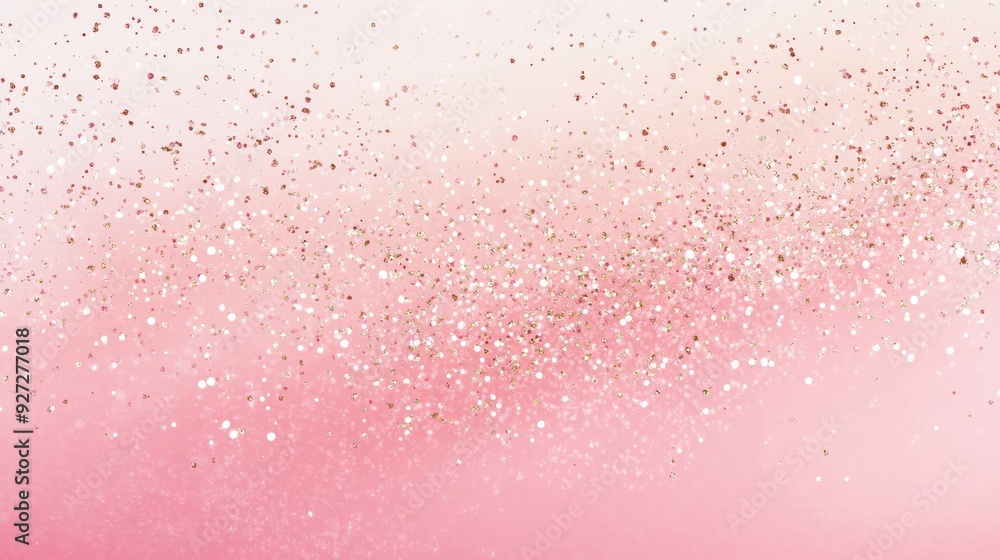 A soft pink gradient background with shimmering glitter effects. A soft pink gradient background with shimmering glitter effects.