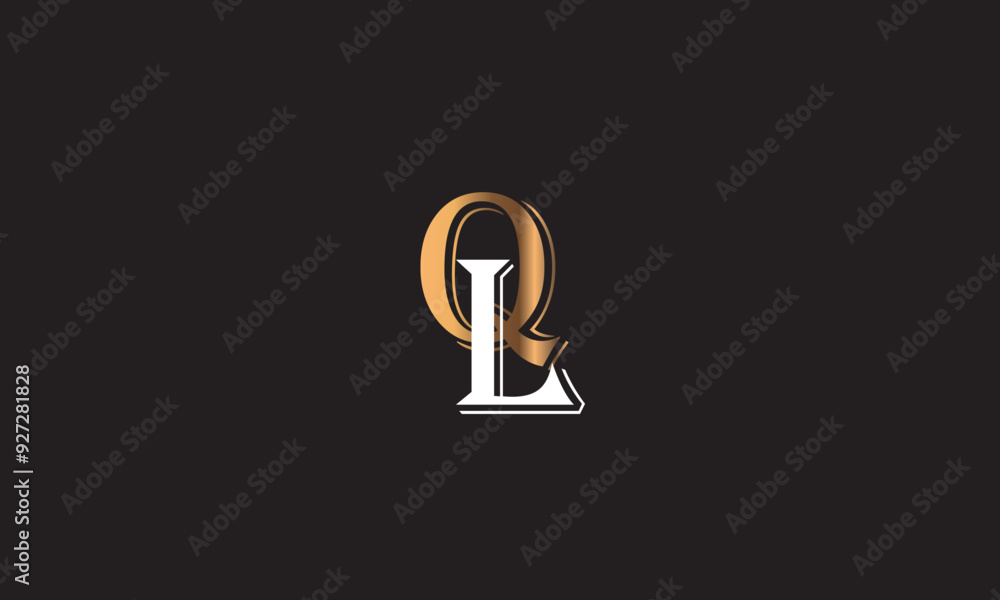 QL, LQ, L, Q Abstract Letters Logo Monogram QL, LQ, L, Q Abstract Letters Logo Monogram