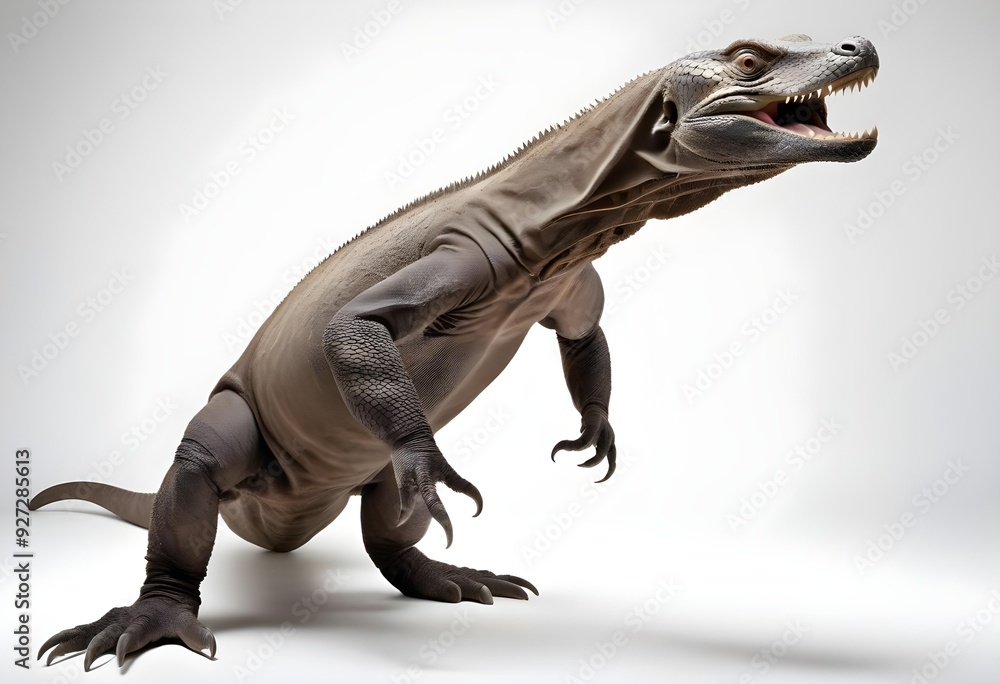 Komodo dragon Varanus komodoensis Komodo monitor, large reptile of the monitor lizard family Varanidae Komodo dragon Varanus komodoensis Komodo monitor, large reptile of the monitor lizard family Varanidae