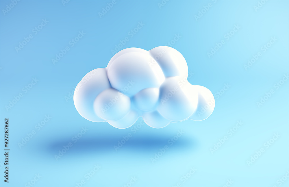 Cartoon 3D cloud illustration picture
Cartoon 3D cloud illustration picture