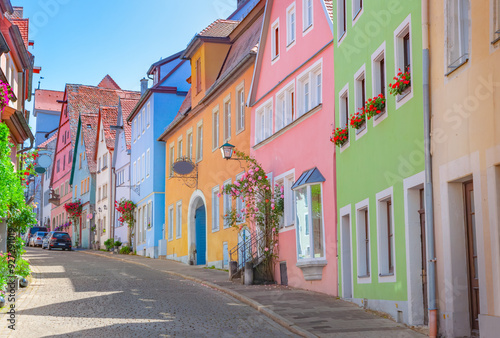 Street of a Rothenburg ob der Tauber photo