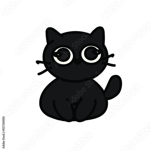 cuties cat cat,black cat,animal,minimal,vector,icon