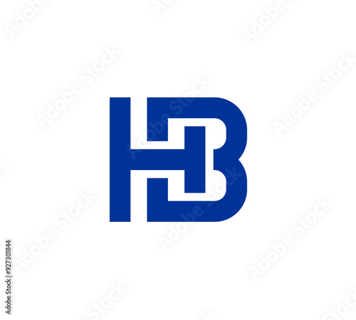 HB SIMPLE MODERN INITIAL LOGO 