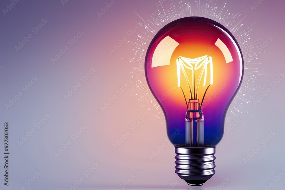 Illuminating Innovation and Cutting Edge Marketing Strategies through a Light Bulb Concept Illuminating Innovation and Cutting Edge Marketing Strategies through a Light Bulb Concept