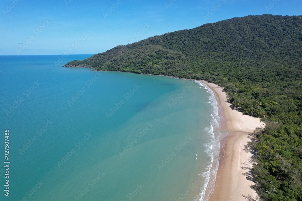 Aerial photo of Cow Bay Daintree Queensland Australia Aerial photo of Cow Bay Daintree Queensland Australia