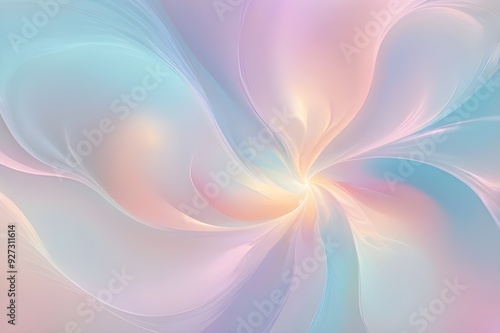 Iridescent Colors with Vivid Light Continuous Pattern and Bright Light, Perfect for Social Media and Computer Wallpapers