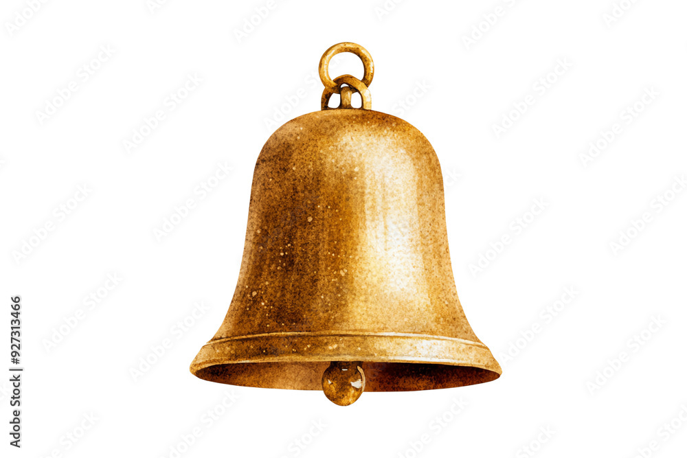 A close-up of a beautiful golden bell, showcasing its intricate details and polished shine, perfect for decorative purposes. A close-up of a beautiful golden bell, showcasing its intricate details and polished shine, perfect for decorative purposes.