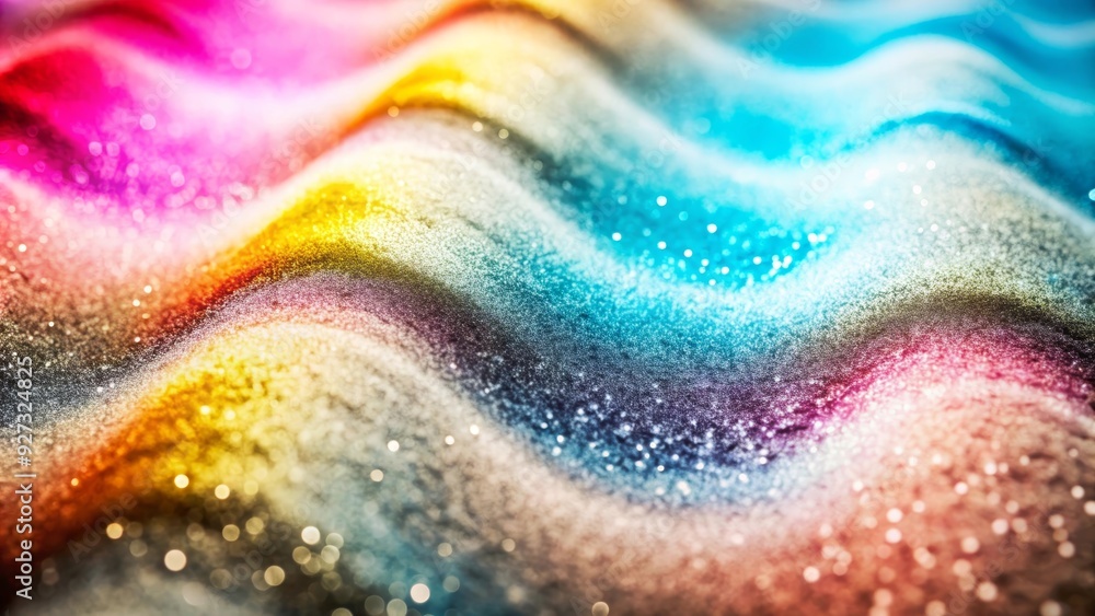 Glowing Grainy Gradient Background in Blue, Pink, and Yellow with Abstract Wave Texture on a Dark Backdrop for Banner or Poster Design Glowing Grainy Gradient Background in Blue, Pink, and Yellow with Abstract Wave Texture on a Dark Backdrop for Banner or Poster Design