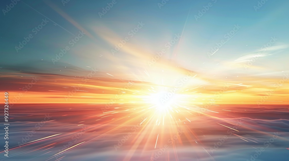Soft sunrise illumination minimalistic abstract tech background in transparent white tones Soft sunrise illumination minimalistic abstract tech background in transparent white tones