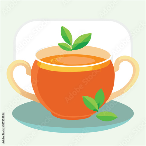 color Tea vector
