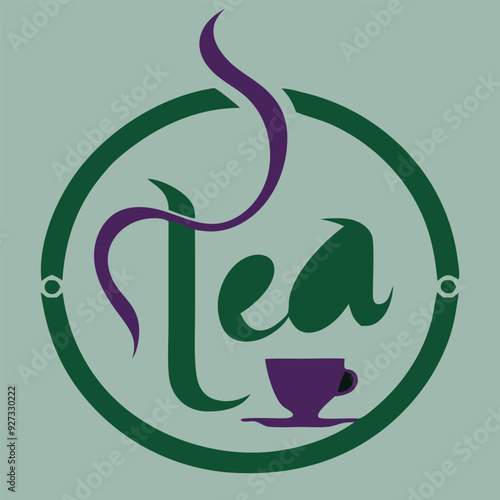 Tea for logo vector