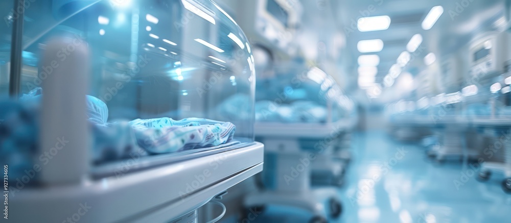 incubators infant baby empty close up shot blur hospital room background birth rate problem social issue technology incubators infant baby empty close up shot blur hospital room background birth rate problem social issue technology