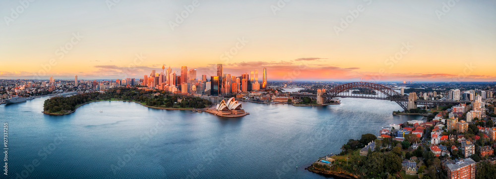 Obraz premium D Syd Kurraba Harbour Waterfront pan