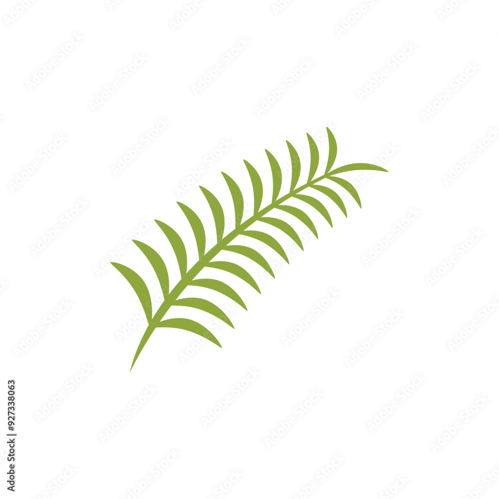 Leaf Palm oil illustration design Leaf Palm oil illustration design