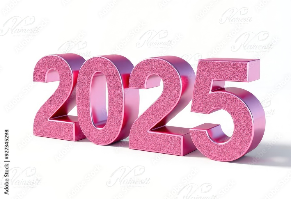 text 2025 background 3d rendering, ai text 2025 background 3d rendering, ai