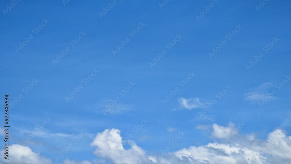 Obraz premium blue sky with clouds